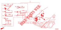 BEDRADINGSBUNDEL (4) (RH) voor Honda CIVIC TOURER DIESEL 1.6 ES 5 deuren 6-versnellings handgeschakelde versnellingsbak 2014