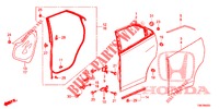 ACHTER PORTIER PANELEN(4DE)  voor Honda CIVIC TOURER DIESEL 1.6 EXGT 5 deuren 6-versnellings handgeschakelde versnellingsbak 2014
