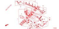 ACHTERKLEP VOERING/ ACHTER PANEEL VOERING(2DE)  voor Honda CIVIC TOURER DIESEL 1.6 EXGT 5 deuren 6-versnellings handgeschakelde versnellingsbak 2014