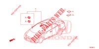 BEDRADINGSBUNDEL (6) (RH) voor Honda CIVIC TOURER DIESEL 1.6 EXGT 5 deuren 6-versnellings handgeschakelde versnellingsbak 2014