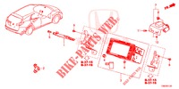 INBOUWSET  voor Honda CIVIC TOURER DIESEL 1.6 EXGT 5 deuren 6-versnellings handgeschakelde versnellingsbak 2014