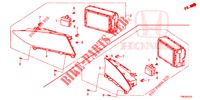 MIDDEN DISPLAY  voor Honda CIVIC TOURER DIESEL 1.6 EXGT 5 deuren 6-versnellings handgeschakelde versnellingsbak 2014