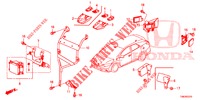 RADAR  voor Honda CIVIC TOURER DIESEL 1.6 EXGT 5 deuren 6-versnellings handgeschakelde versnellingsbak 2014