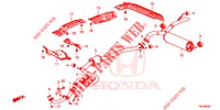 UITLAATPIJP/GELUIDDEMPER (DIESEL) voor Honda CIVIC TOURER DIESEL 1.6 EXGT 5 deuren 6-versnellings handgeschakelde versnellingsbak 2014