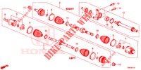 VOOR AANDRIJFAS/HALVE AS (DIESEL) (1.6L) voor Honda CIVIC TOURER DIESEL 1.6 EXGT 5 deuren 6-versnellings handgeschakelde versnellingsbak 2014