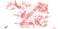 WATERPOMP/THERMOSTAAT (DIESEL) voor Honda CIVIC TOURER DIESEL 1.6 EXGT 5 deuren 6-versnellings handgeschakelde versnellingsbak 2014
