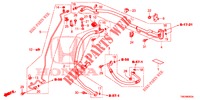 AIRCONDITIONER (FLEXIBLES/TUYAUX) (DIESEL) (RH) voor Honda CIVIC TOURER DIESEL 1.6 LIFESTYLE 5 deuren 6-versnellings handgeschakelde versnellingsbak 2014