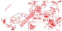 BEDIENINGSEENNEID (CABINE) (1) (RH) voor Honda CIVIC TOURER DIESEL 1.6 LIFESTYLE 5 deuren 6-versnellings handgeschakelde versnellingsbak 2014