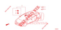 BEDRADINGSBUNDEL (6) (RH) voor Honda CIVIC TOURER DIESEL 1.6 LIFESTYLE 5 deuren 6-versnellings handgeschakelde versnellingsbak 2014