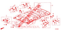 DAK VOERING  voor Honda CIVIC TOURER DIESEL 1.6 LIFESTYLE 5 deuren 6-versnellings handgeschakelde versnellingsbak 2014