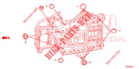 DOORVOERTULLE (INFERIEUR) voor Honda CIVIC TOURER DIESEL 1.6 LIFESTYLE 5 deuren 6-versnellings handgeschakelde versnellingsbak 2014