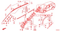 GIETWERK/BESCHERMER  voor Honda CIVIC TOURER DIESEL 1.6 LIFESTYLE 5 deuren 6-versnellings handgeschakelde versnellingsbak 2014