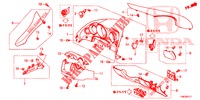 INSTRUMENTEN AFWERKING (COTE DE CONDUCTEUR) (RH) voor Honda CIVIC TOURER DIESEL 1.6 LIFESTYLE 5 deuren 6-versnellings handgeschakelde versnellingsbak 2014