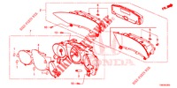 SNELHEIDSMETER  voor Honda CIVIC TOURER DIESEL 1.6 LIFESTYLE 5 deuren 6-versnellings handgeschakelde versnellingsbak 2014