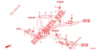 WATERSLANG/VERWARMING KANAAL (DIESEL) voor Honda CIVIC TOURER DIESEL 1.6 LIFESTYLE 5 deuren 6-versnellings handgeschakelde versnellingsbak 2014