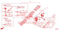 BEDRADINGSBUNDEL (4) (RH) voor Honda CIVIC TOURER DIESEL 1.6 SE 5 deuren 6-versnellings handgeschakelde versnellingsbak 2014