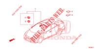 BEDRADINGSBUNDEL (6) (RH) voor Honda CIVIC TOURER DIESEL 1.6 SE 5 deuren 6-versnellings handgeschakelde versnellingsbak 2014