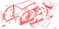 BUITEN PANELEN/ACHTER PANEEL  voor Honda CIVIC TOURER DIESEL 1.6 SE 5 deuren 6-versnellings handgeschakelde versnellingsbak 2014