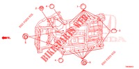 DOORVOERTULLE (INFERIEUR) voor Honda CIVIC TOURER DIESEL 1.6 SE 5 deuren 6-versnellings handgeschakelde versnellingsbak 2014