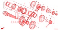 HULPAS (DIESEL) voor Honda CIVIC TOURER DIESEL 1.6 SE 5 deuren 6-versnellings handgeschakelde versnellingsbak 2014