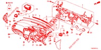 INSTRUMENTEN PANEEL BOVEN (RH) voor Honda CIVIC TOURER DIESEL 1.6 SE 5 deuren 6-versnellings handgeschakelde versnellingsbak 2014