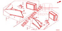 MIDDEN DISPLAY  voor Honda CIVIC TOURER DIESEL 1.6 SE 5 deuren 6-versnellings handgeschakelde versnellingsbak 2014