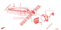 MISTLAMPEN / DAGRIJLICHTEN voor Honda CIVIC TOURER DIESEL 1.6 SE 5 deuren 6-versnellings handgeschakelde versnellingsbak 2014