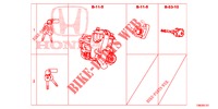 SLEUTEL CILINDER SET(LH)  voor Honda CIVIC TOURER DIESEL 1.6 SE 5 deuren 6-versnellings handgeschakelde versnellingsbak 2014