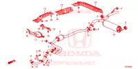 UITLAATPIJP/GELUIDDEMPER (DIESEL) voor Honda CIVIC TOURER DIESEL SE 5 deuren 6-versnellings handgeschakelde versnellingsbak 2014