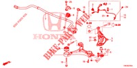 VOOR KNOKKEL  voor Honda CIVIC TOURER DIESEL 1.6 SE 5 deuren 6-versnellings handgeschakelde versnellingsbak 2014