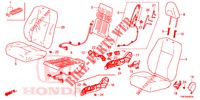 VOOR ZITTING/VEILIGHEIDSRIEMEN (D.) (2) voor Honda CIVIC TOURER DIESEL 1.6 SE 5 deuren 6-versnellings handgeschakelde versnellingsbak 2014