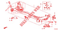ACHTER AS  voor Honda CIVIC TOURER DIESEL 1.6 ES 5 deuren 6-versnellings handgeschakelde versnellingsbak 2015