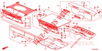 ACHTER VLOER BOX  voor Honda CIVIC TOURER DIESEL 1.6 ES 5 deuren 6-versnellings handgeschakelde versnellingsbak 2015