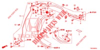 AIRCONDITIONER (FLEXIBLES/TUYAUX) (DIESEL) (RH) voor Honda CIVIC TOURER DIESEL 1.6 ES 5 deuren 6-versnellings handgeschakelde versnellingsbak 2015