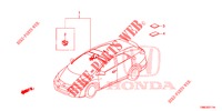 BEDRADINGSBUNDEL (6) (RH) voor Honda CIVIC TOURER DIESEL 1.6 ES 5 deuren 6-versnellings handgeschakelde versnellingsbak 2015