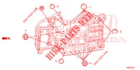 DOORVOERTULLE (INFERIEUR) voor Honda CIVIC TOURER DIESEL 1.6 ES 5 deuren 6-versnellings handgeschakelde versnellingsbak 2015