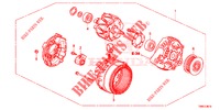 GENERATOR (DIESEL) (DENSO) voor Honda CIVIC TOURER DIESEL 1.6 ES 5 deuren 6-versnellings handgeschakelde versnellingsbak 2015