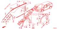 GIETWERK/BESCHERMER  voor Honda CIVIC TOURER DIESEL 1.6 ES 5 deuren 6-versnellings handgeschakelde versnellingsbak 2015