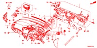 INSTRUMENTEN PANEEL BOVEN (RH) voor Honda CIVIC TOURER DIESEL 1.6 ES 5 deuren 6-versnellings handgeschakelde versnellingsbak 2015