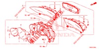 SNELHEIDSMETER  voor Honda CIVIC TOURER DIESEL 1.6 ES 5 deuren 6-versnellings handgeschakelde versnellingsbak 2015