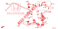 VOOR KNOKKEL  voor Honda CIVIC TOURER DIESEL 1.6 ES 5 deuren 6-versnellings handgeschakelde versnellingsbak 2015