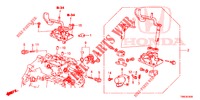 WISSELHENDEL (DIESEL) voor Honda CIVIC TOURER DIESEL 1.6 ES 5 deuren 6-versnellings handgeschakelde versnellingsbak 2015