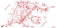 AIRCONDITIONER (FLEXIBLES/TUYAUX) (DIESEL) (RH) voor Honda CIVIC TOURER DIESEL 1.6 EX 5 deuren 6-versnellings handgeschakelde versnellingsbak 2015