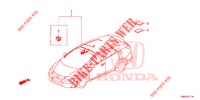 BEDRADINGSBUNDEL (6) (RH) voor Honda CIVIC TOURER DIESEL 1.6 EX 5 deuren 6-versnellings handgeschakelde versnellingsbak 2015