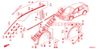 GIETWERK/BESCHERMER  voor Honda CIVIC TOURER DIESEL 1.6 EX 5 deuren 6-versnellings handgeschakelde versnellingsbak 2015