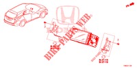 INBOUWSET  voor Honda CIVIC TOURER DIESEL 1.6 EX 5 deuren 6-versnellings handgeschakelde versnellingsbak 2015