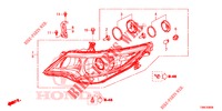 KOPLAMP  voor Honda CIVIC TOURER DIESEL 1.6 EX 5 deuren 6-versnellings handgeschakelde versnellingsbak 2015
