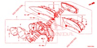 SNELHEIDSMETER  voor Honda CIVIC TOURER DIESEL 1.6 EX 5 deuren 6-versnellings handgeschakelde versnellingsbak 2015