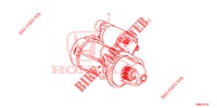 STARTMOTOR (DIESEL) (DENSO) voor Honda CIVIC TOURER DIESEL 1.6 EX 5 deuren 6-versnellings handgeschakelde versnellingsbak 2015
