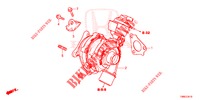 TURBOLADER SYSTEEM (DIESEL) voor Honda CIVIC TOURER DIESEL 1.6 EX 5 deuren 6-versnellings handgeschakelde versnellingsbak 2015